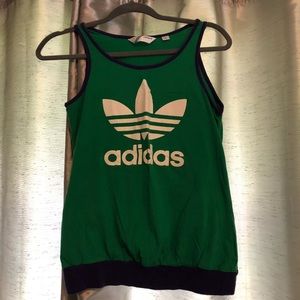 Vintage Green Adidas Tank